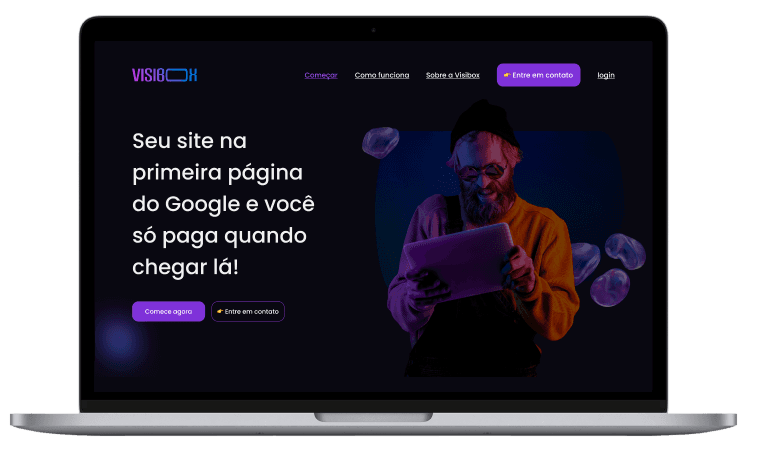 Exemplo página Visibox